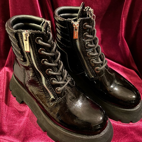 3.1 Phillip Lim Patent Leather Combat Boot - Picture 1 of 9